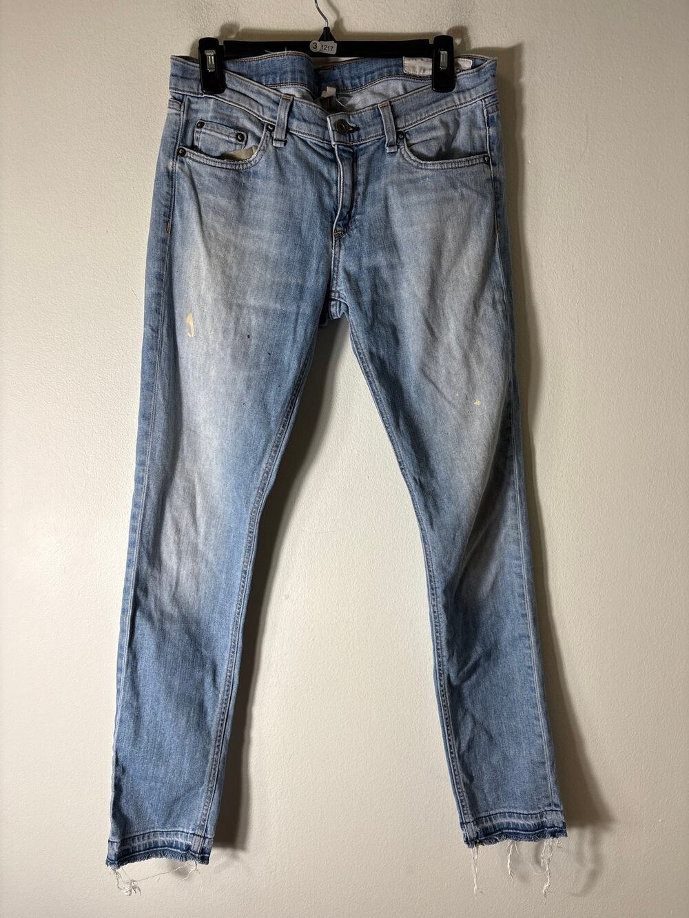 Rag & Bone Dre Light Wash Cln Ryder Jeans Sz 28